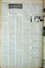 Página do jornal Correio do Ceará de agosto de 1982