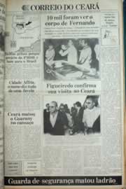 Página do jornal Correio do Ceará de setembro de 1982