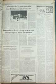 Página do jornal Correio do Ceará de setembro de 1982