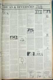 Página do jornal Correio do Ceará de setembro de 1982