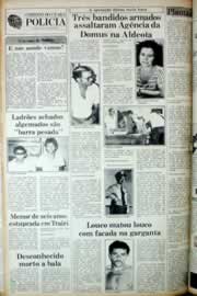 Página do jornal Correio do Ceará de setembro de 1982