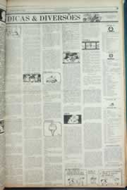 Página do jornal Correio do Ceará de setembro de 1982