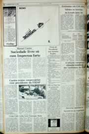 Página do jornal Correio do Ceará de setembro de 1982