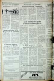 Página do jornal Correio do Ceará de setembro de 1982
