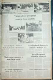 Página do jornal Correio do Ceará de setembro de 1982