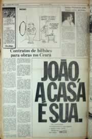 Página do jornal Correio do Ceará de setembro de 1982