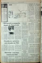 Página do jornal Correio do Ceará de setembro de 1982
