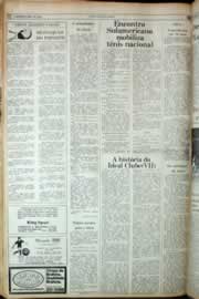 Página do jornal Correio do Ceará de setembro de 1982