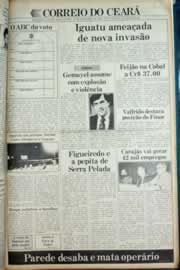 Página do jornal Correio do Ceará de setembro de 1982