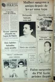 Página do jornal Correio do Ceará de setembro de 1982