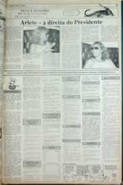 Página do jornal Correio do Ceará de setembro de 1982