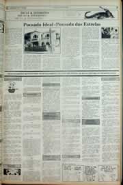 Página do jornal Correio do Ceará de outubro de 1982