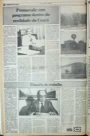 Página do jornal Correio do Ceará de outubro de 1982
