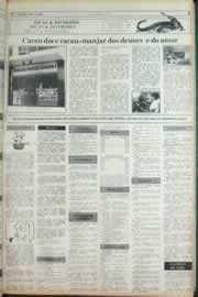 Página do jornal Correio do Ceará de outubro de 1982