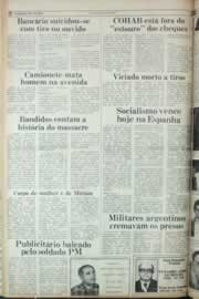 Página do jornal Correio do Ceará de outubro de 1982