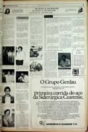 Página do jornal Correio do Ceará de outubro de 1982
