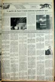 Página do jornal Correio do Ceará de outubro de 1982
