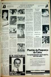 Página do jornal Correio do Ceará de novembro de 1982