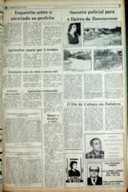 Página do jornal Correio do Ceará de novembro de 1982