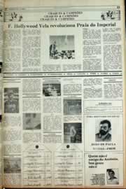 Página do jornal Correio do Ceará de novembro de 1982