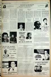 Página do jornal Correio do Ceará de novembro de 1982