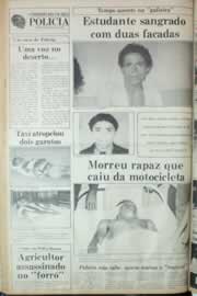 Página do jornal Correio do Ceará de novembro de 1982