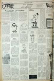 Página do jornal Correio do Ceará de novembro de 1982