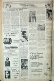 Página do jornal Correio do Ceará de novembro de 1982