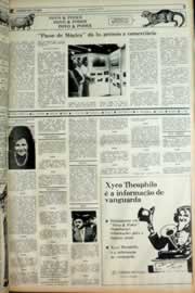 Página do jornal Correio do Ceará de novembro de 1982