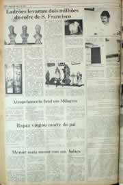 Página do jornal Correio do Ceará de novembro de 1982