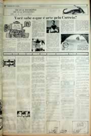 Página do jornal Correio do Ceará de novembro de 1982