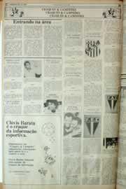 Página do jornal Correio do Ceará de novembro de 1982