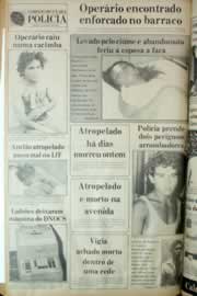 Página do jornal Correio do Ceará de novembro de 1982