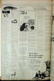 Página do jornal Correio do Ceará de novembro de 1982