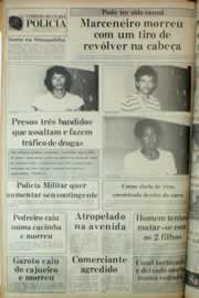 Página do jornal Correio do Ceará de novembro de 1982