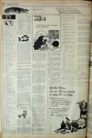 Página do jornal Correio do Ceará de novembro de 1982