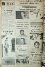 Página do jornal Correio do Ceará de novembro de 1982