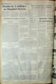 Página do jornal Correio do Ceará de dezembro de 1982