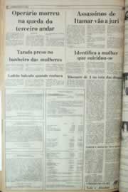 Página do jornal Correio do Ceará de dezembro de 1982