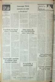 Página do jornal Correio do Ceará de dezembro de 1982