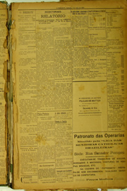 Página do jornal O Nordeste de julho de 1922