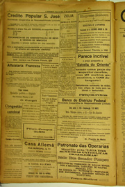 Página do jornal O Nordeste de julho de 1922