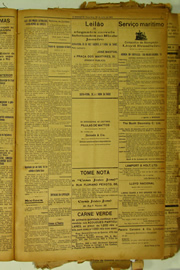 Página do jornal O Nordeste de julho de 1922