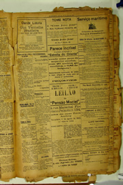 Página do jornal O Nordeste de julho de 1922