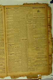 Página do jornal O Nordeste de agosto de 1922