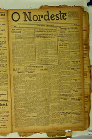 Página do jornal O Nordeste de agosto de 1922