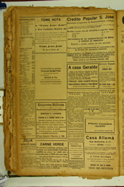 Página do jornal O Nordeste de agosto de 1922