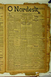 Página do jornal O Nordeste de agosto de 1922