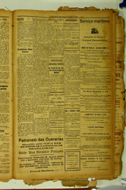 Página do jornal O Nordeste de agosto de 1922
