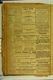 Página do jornal O Nordeste de agosto de 1922
